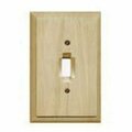 Atron Electro Atron Traditional Series Wallplate, 4-3/4 in L, 3 in W, 1-Gang, Wood 4-411T